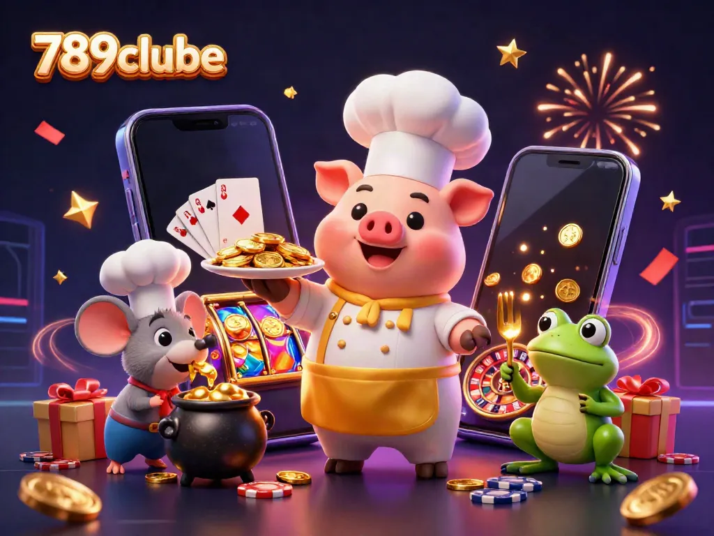 Engage with exciting gaming elements at 789clube showcasing a vibrant cooking theme for online players.