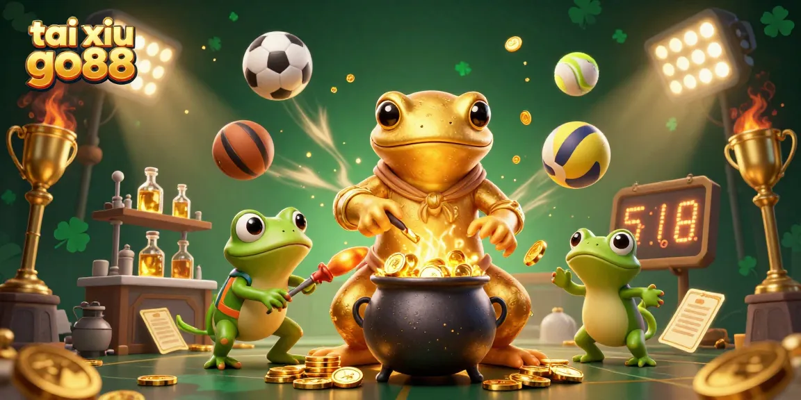 Engage in exciting gameplay with tai xiu go88, showcasing an alchemist and gold-making elements.