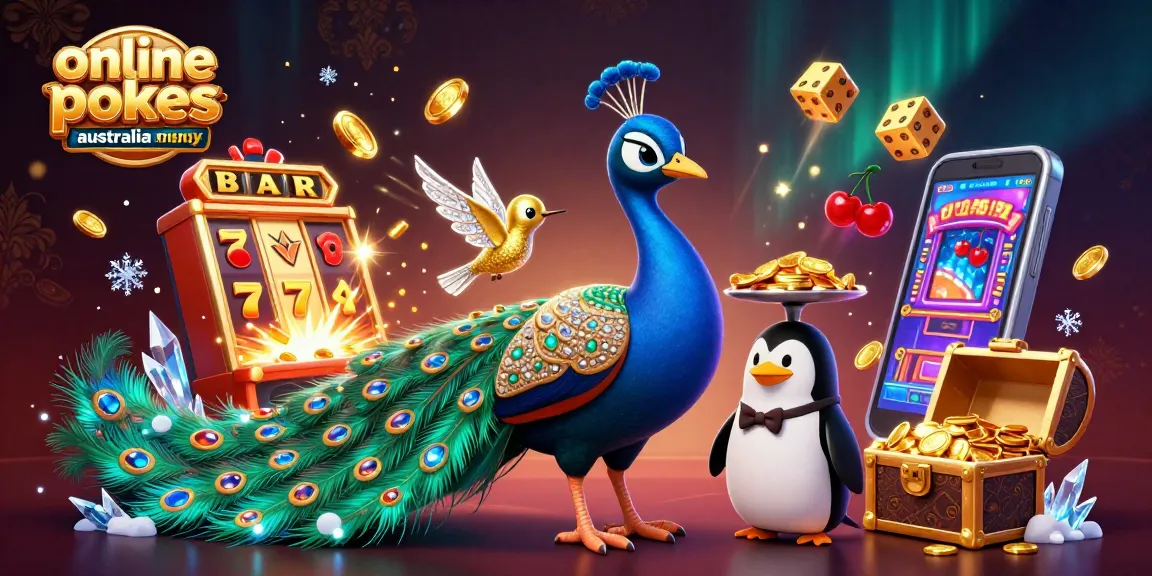 Experience excitement with online pokies Australia real money featuring vibrant characters and engaging casino elements.