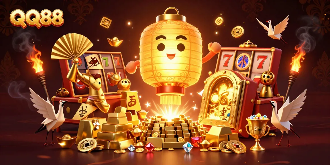 Experience the excitement of QQ88 casino with vibrant gaming spirit and treasures.